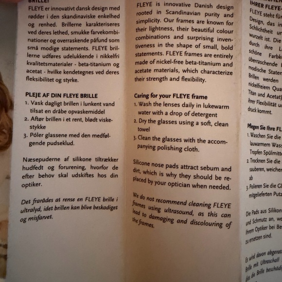 Made in Denmark glass frames from Fleye - Picture 6 of 6